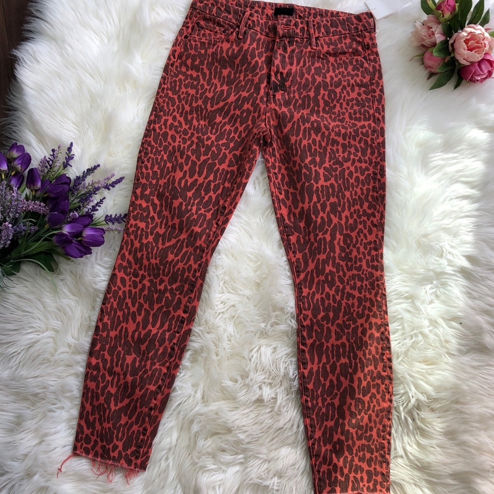 Mother The Looker Ankle Jeans in Animal Attract 28 - Picture 2 of 8